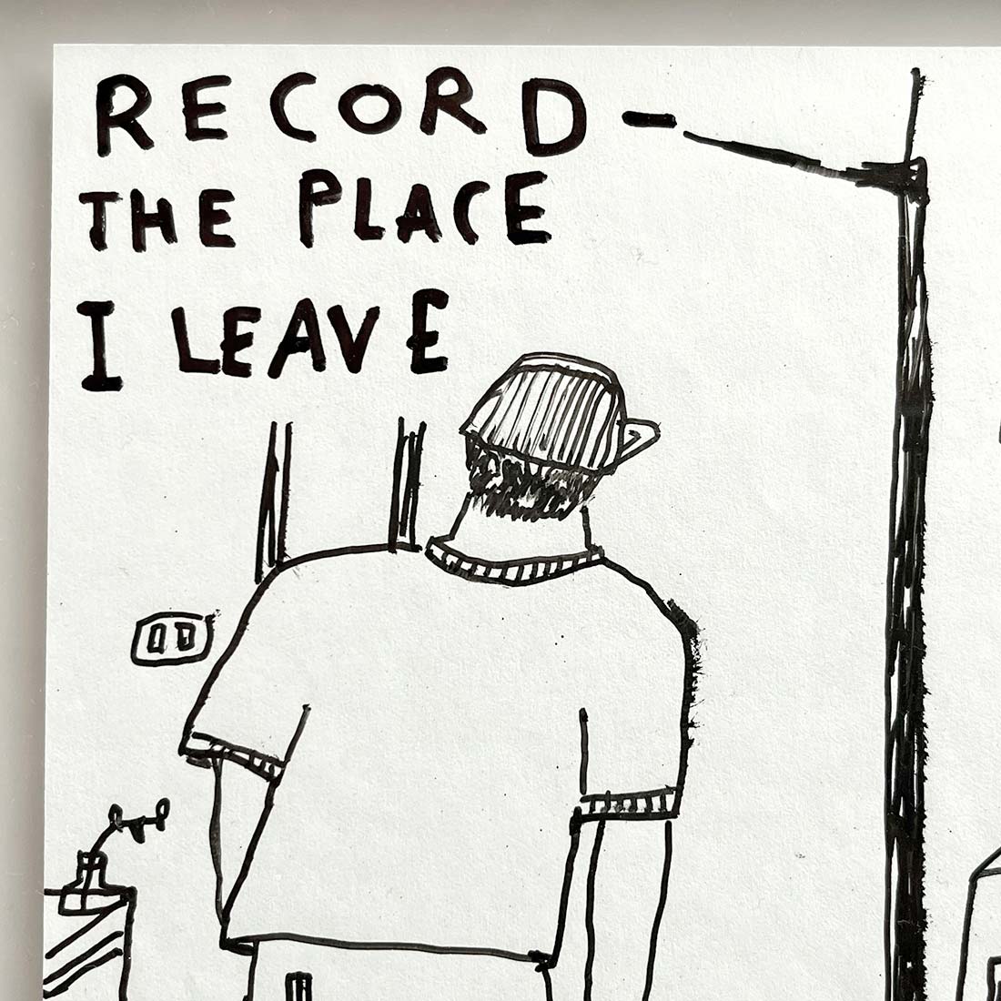 作品「Record the place I leave」
