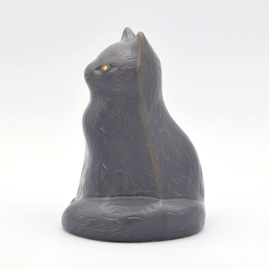 Cat pottery object／猫のオブジェ_グレー