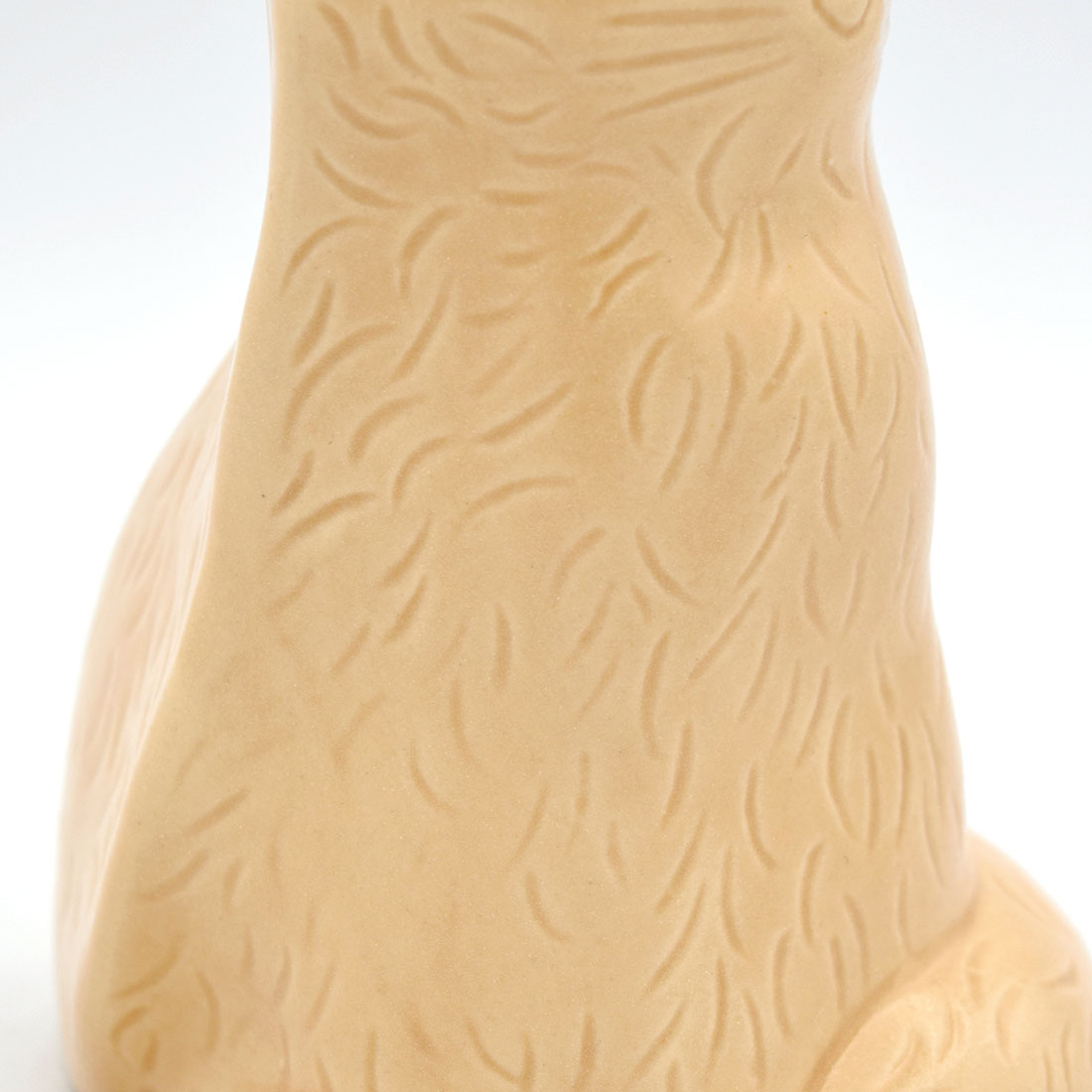 Cat pottery object／猫のオブジェ_ベージュ
