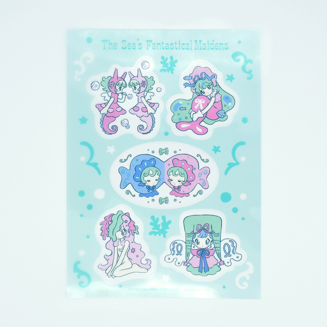 シール「The Sea’s Fantastical Maidens」