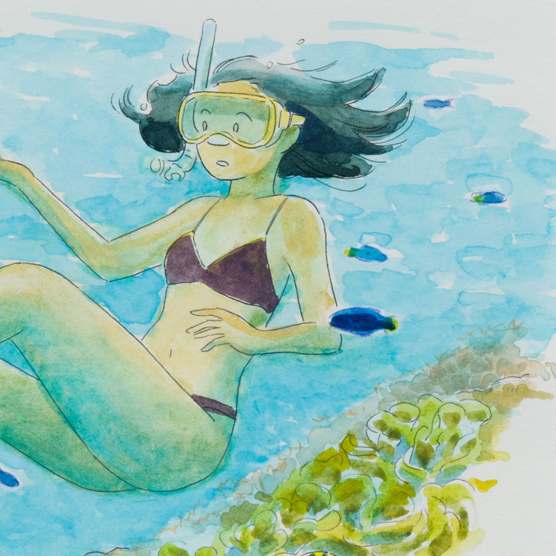 作品「シュノーケリング」