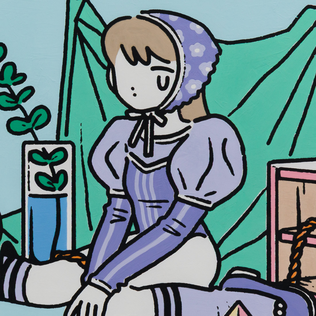 作品「女の子がいる静物 01」