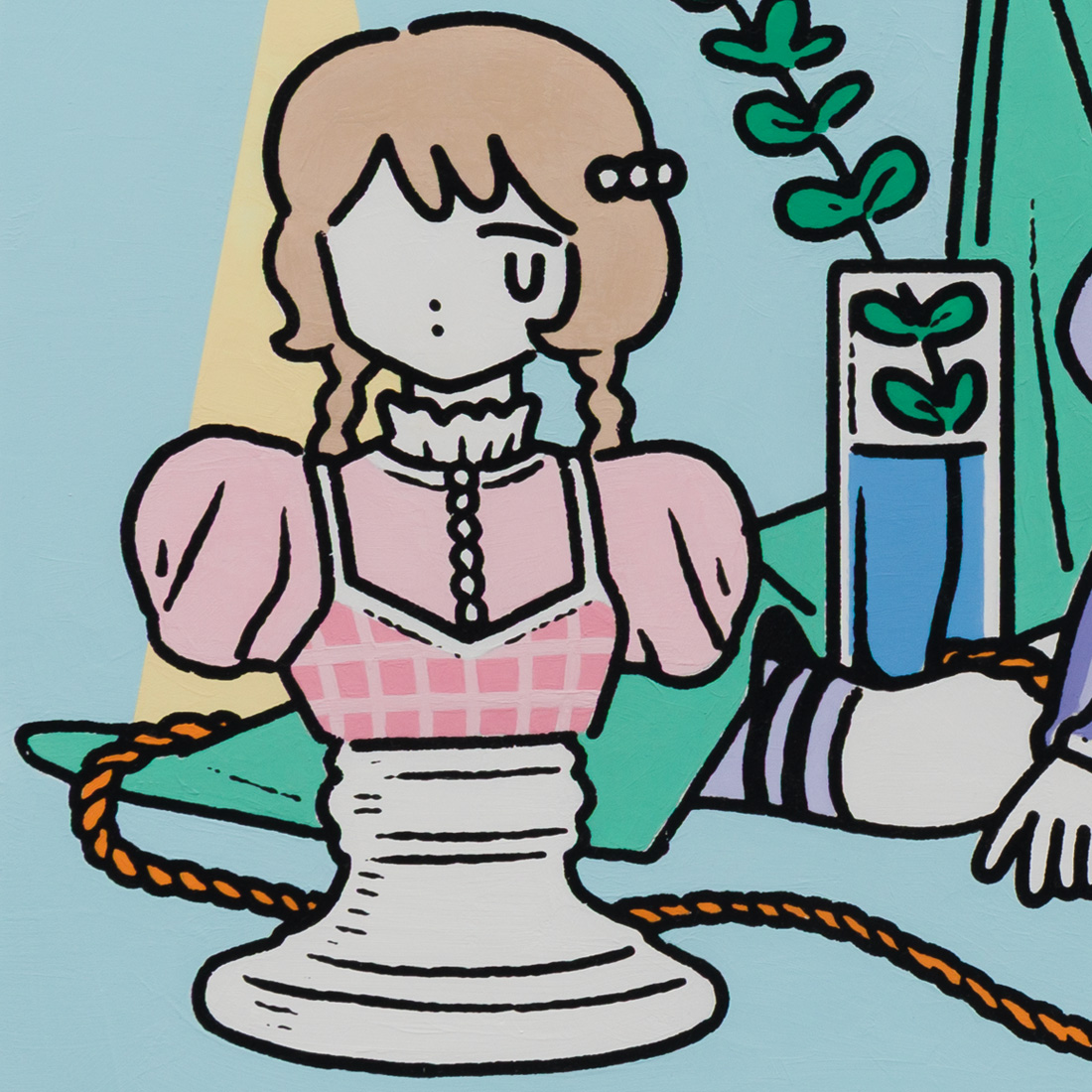 作品「女の子がいる静物 01」