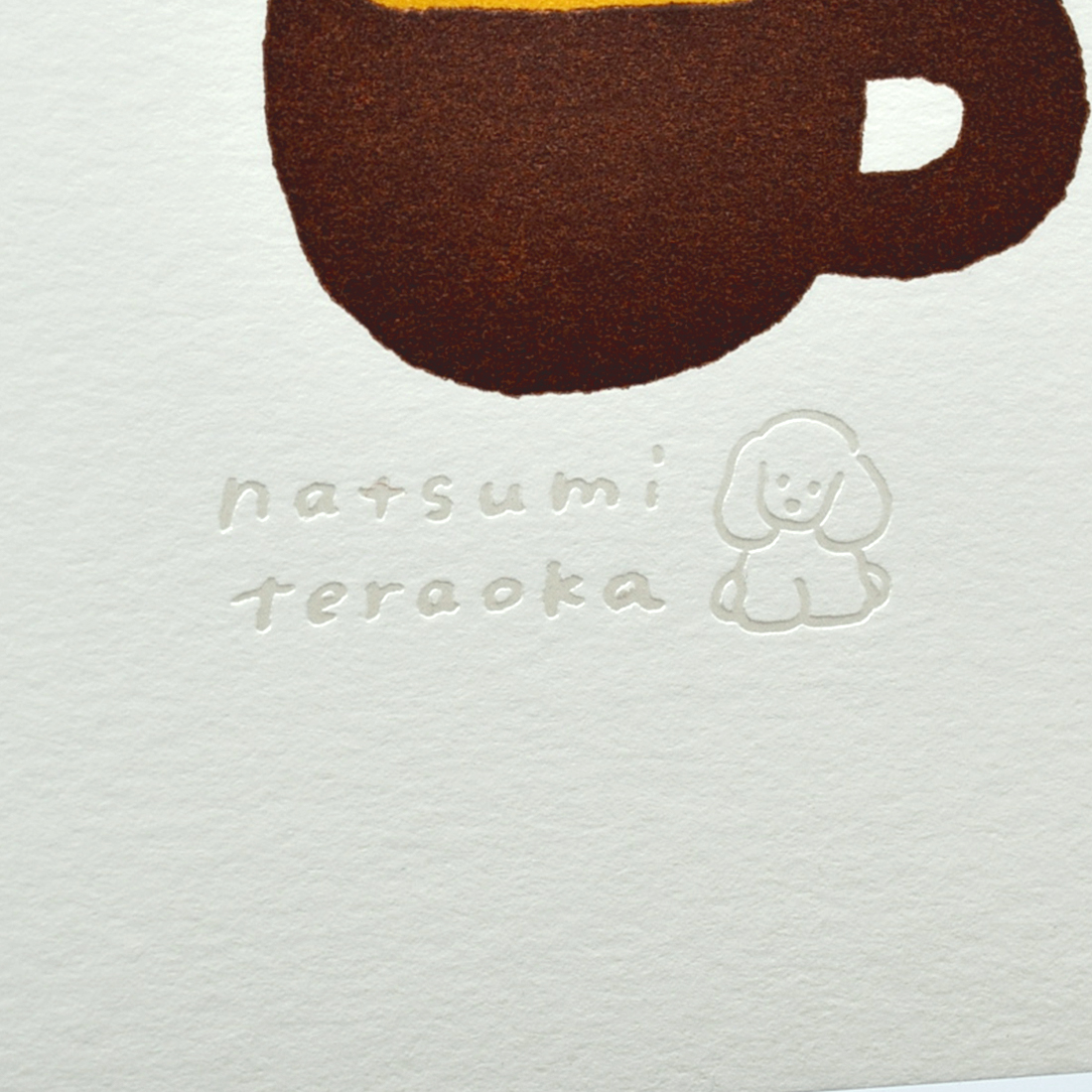 活版アート「パンケーキ」