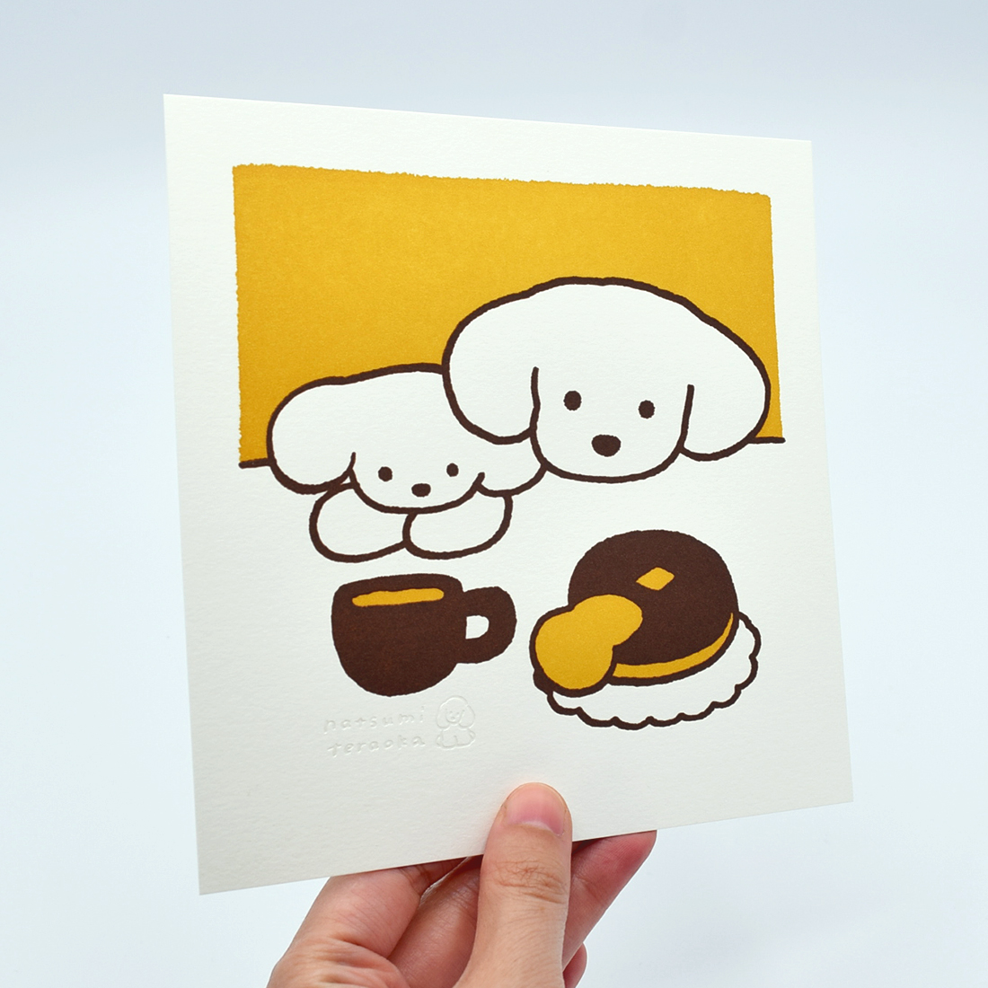 活版アート「パンケーキ」