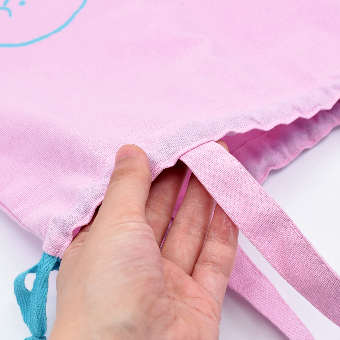 巾着トートバッグ（ピンク）