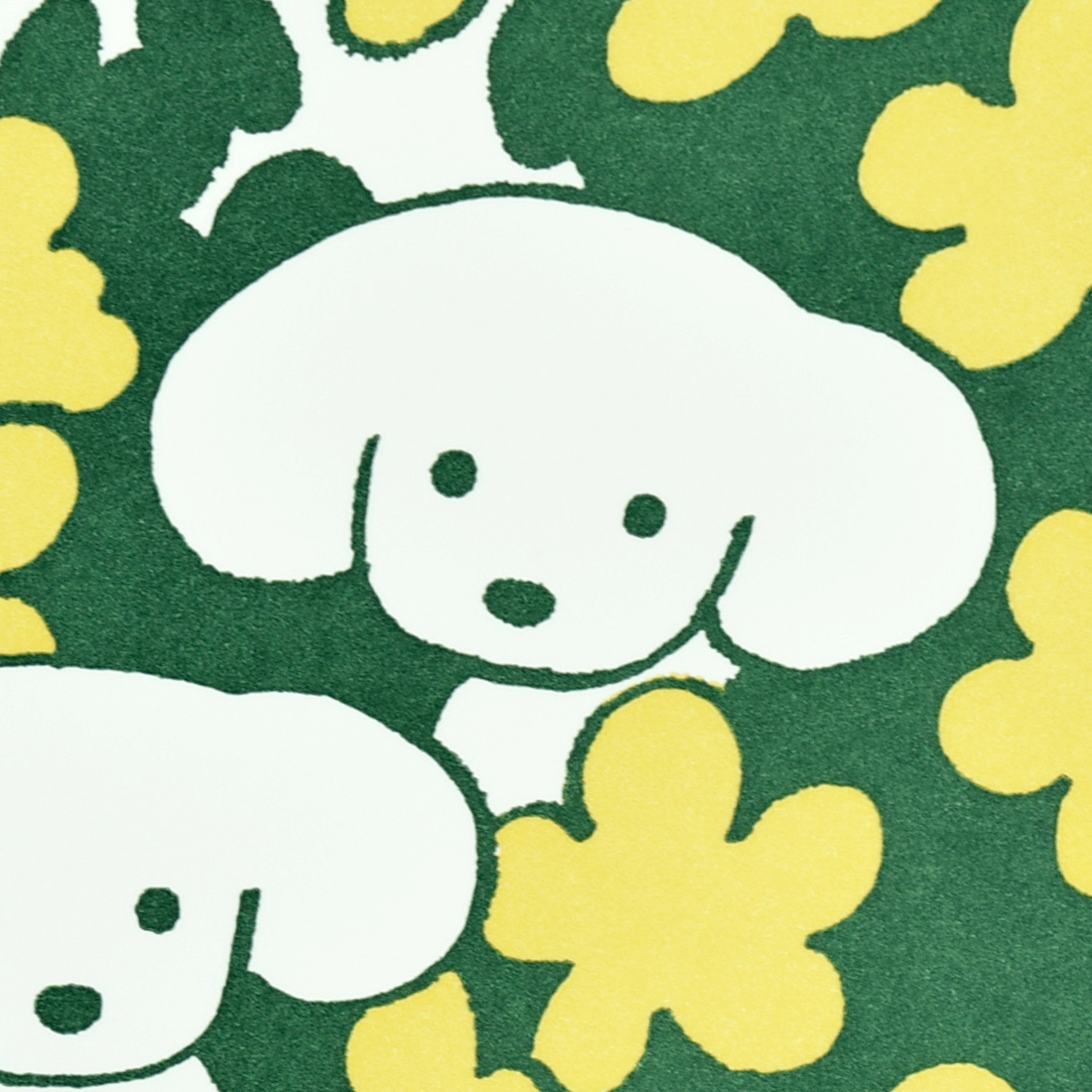 活版アート「フラワー(グリーン)」