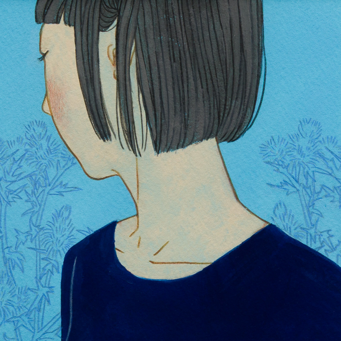 作品「あざみ」