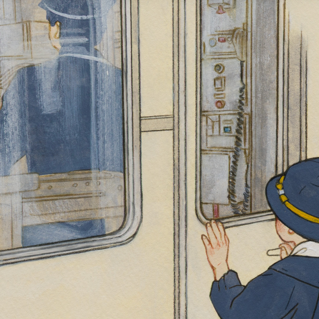 作品「電車に乗って」