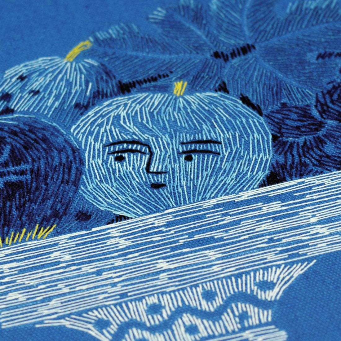 ポスター「テーブルの上でおしゃべり」