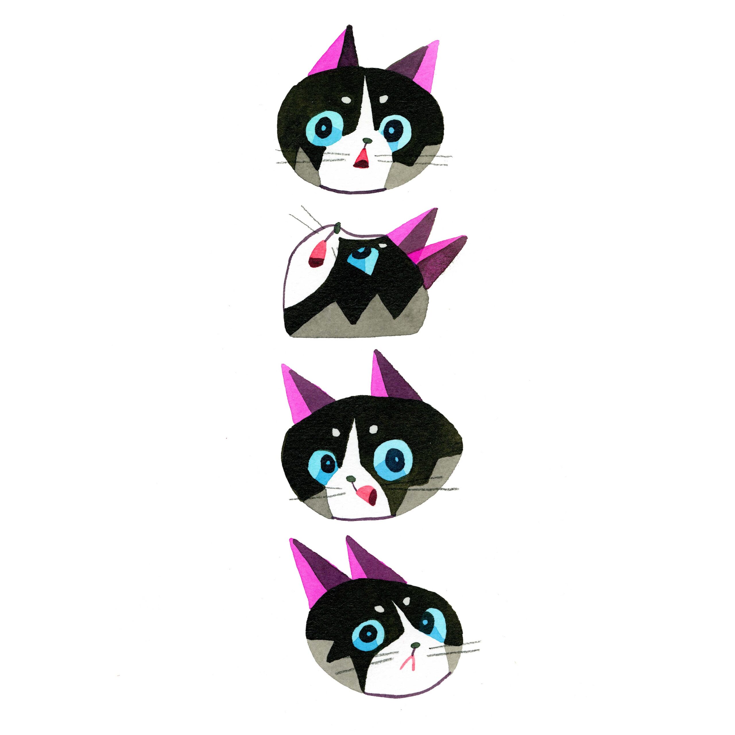 『にゃんにゃん展 vol.3』おおでゆかこ・おかやまたかとし・かわべしおん・砂糖ゆき・CHARADE SHOW