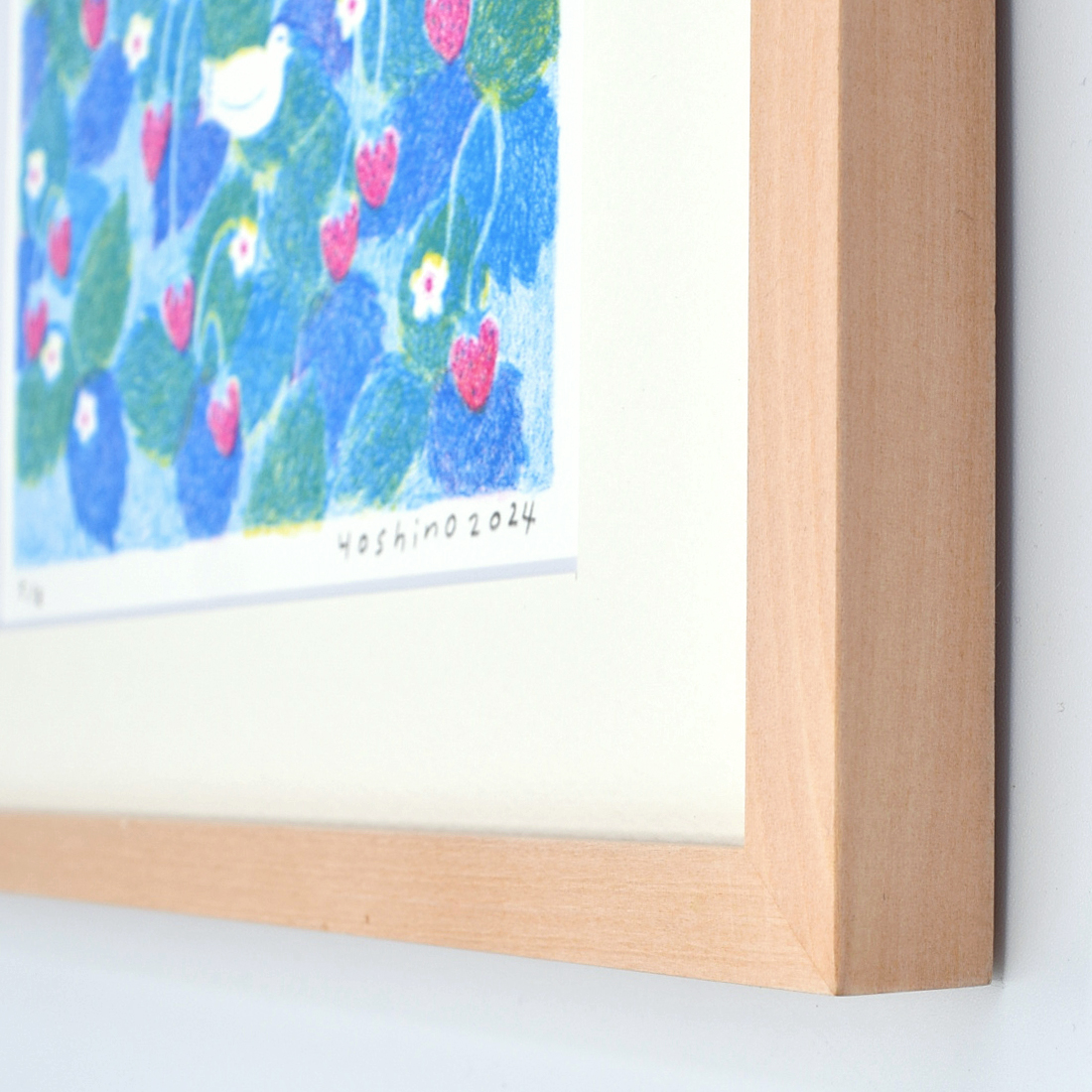 作品「いちごのかおりにつつまれたい」