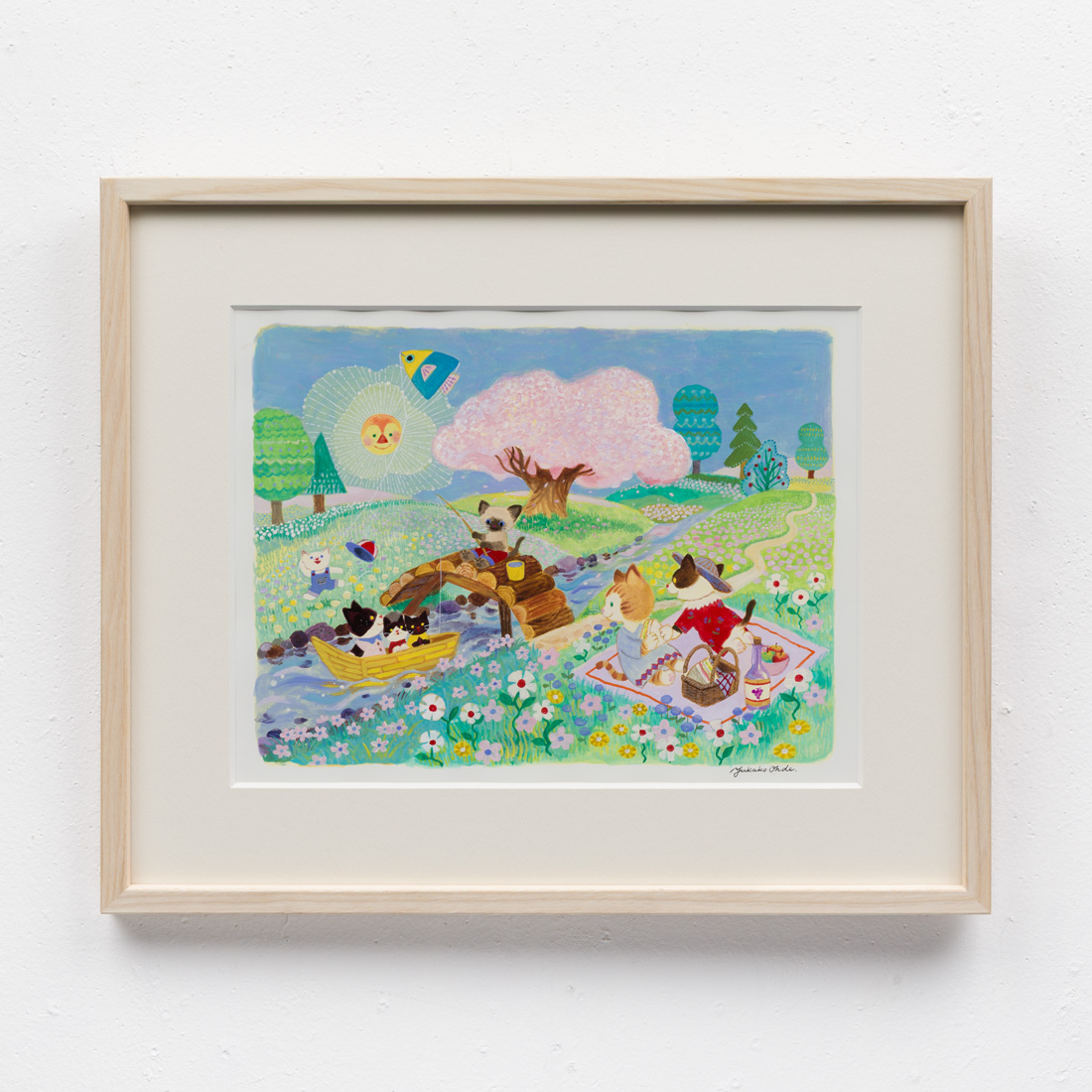 作品「桜の見える丘」