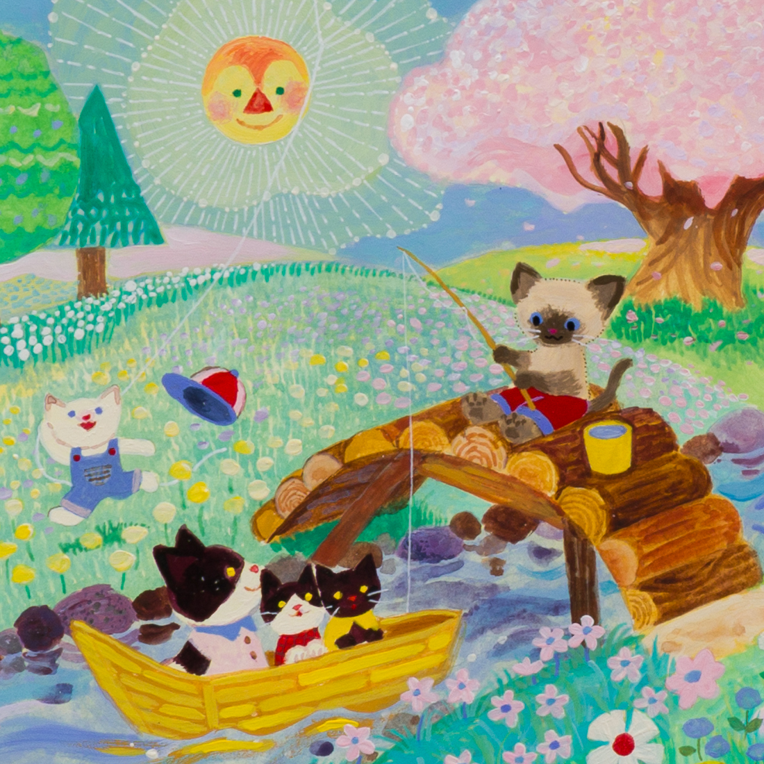 作品「桜の見える丘」