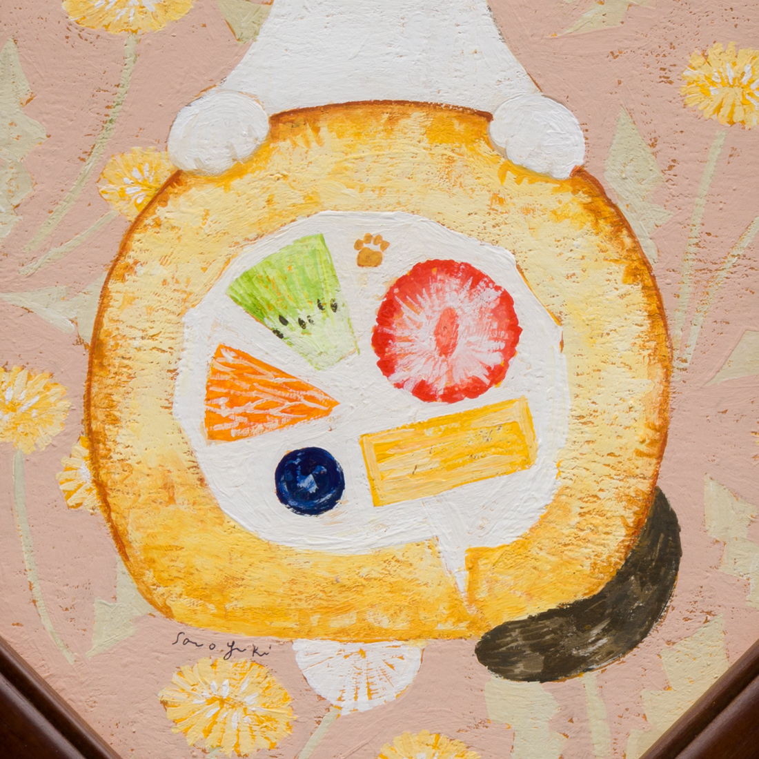 作品「まんまる おめめ」