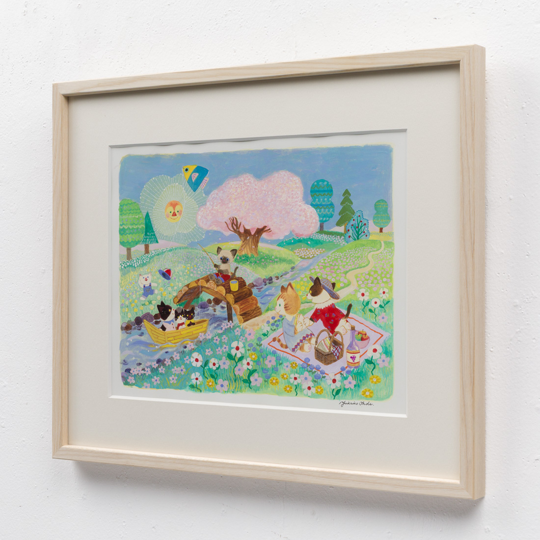 作品「桜の見える丘」