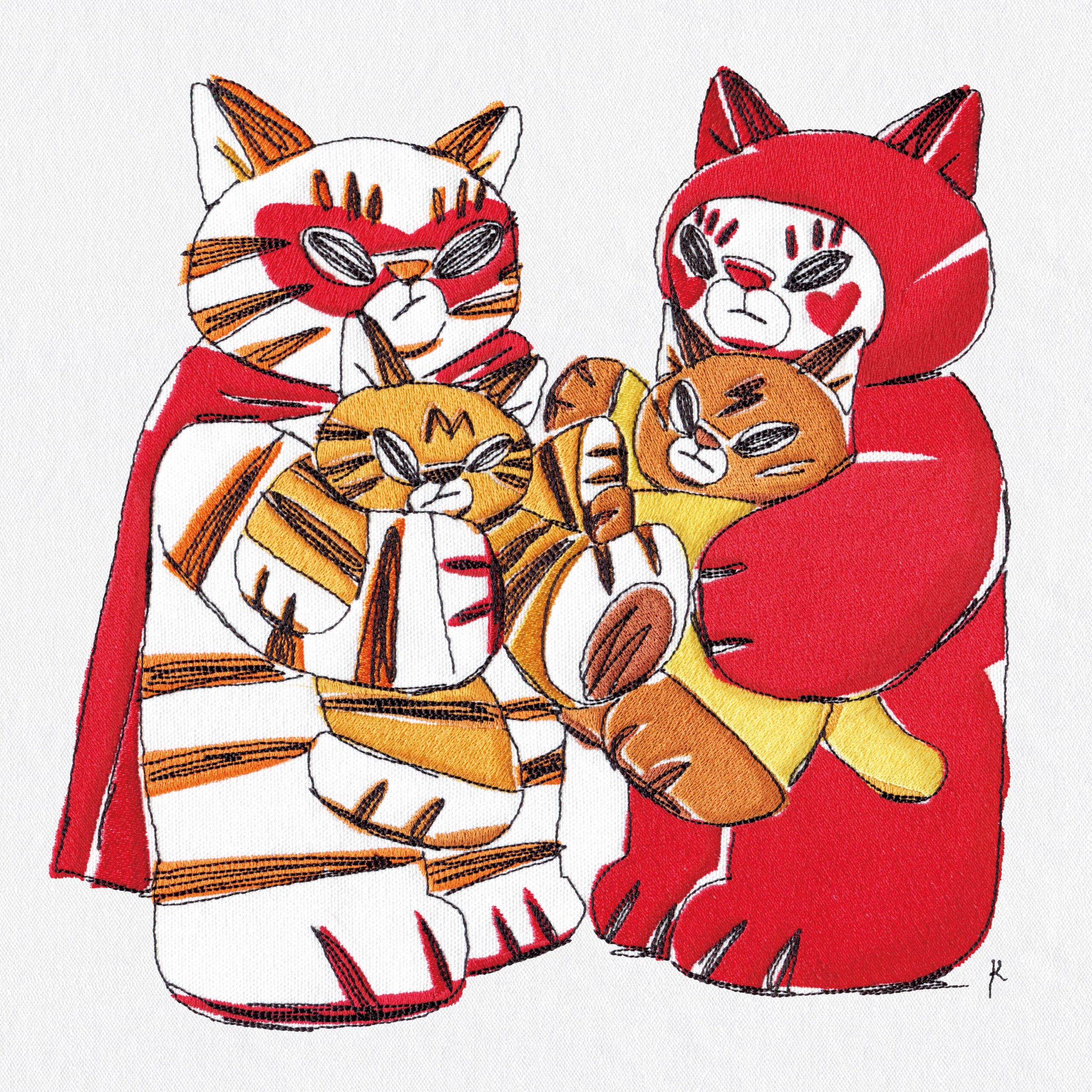 『にゃんにゃん展 vol.3』おおでゆかこ・おかやまたかとし・かわべしおん・砂糖ゆき・CHARADE SHOW