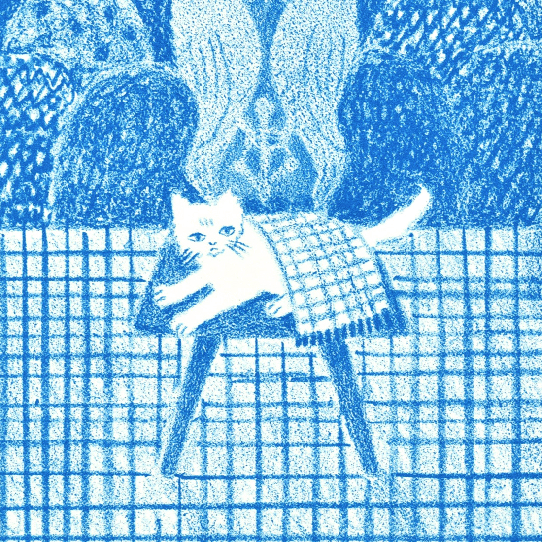 作品「old chair（cat）」