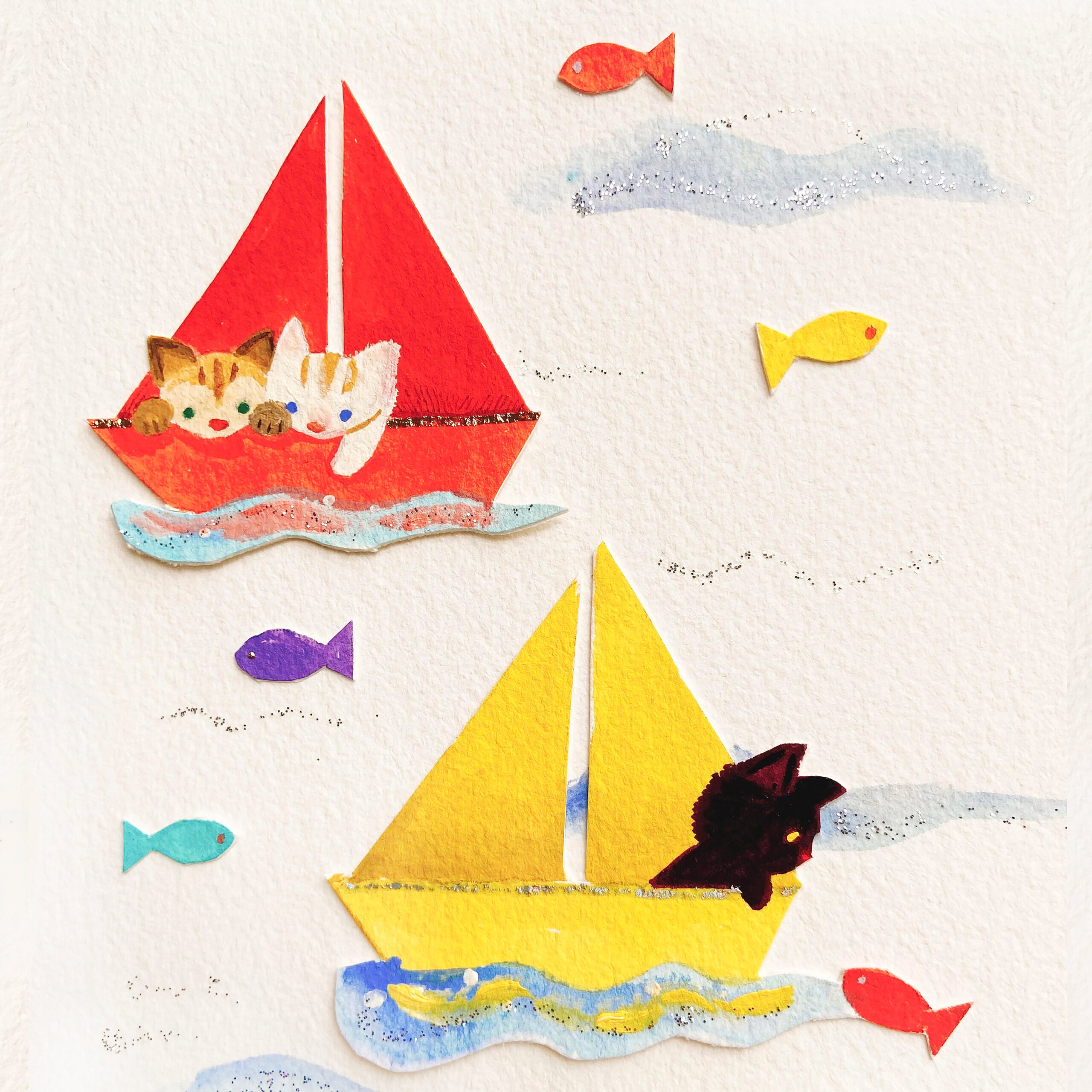 『にゃんにゃん展 vol.3』おおでゆかこ・おかやまたかとし・かわべしおん・砂糖ゆき・CHARADE SHOW