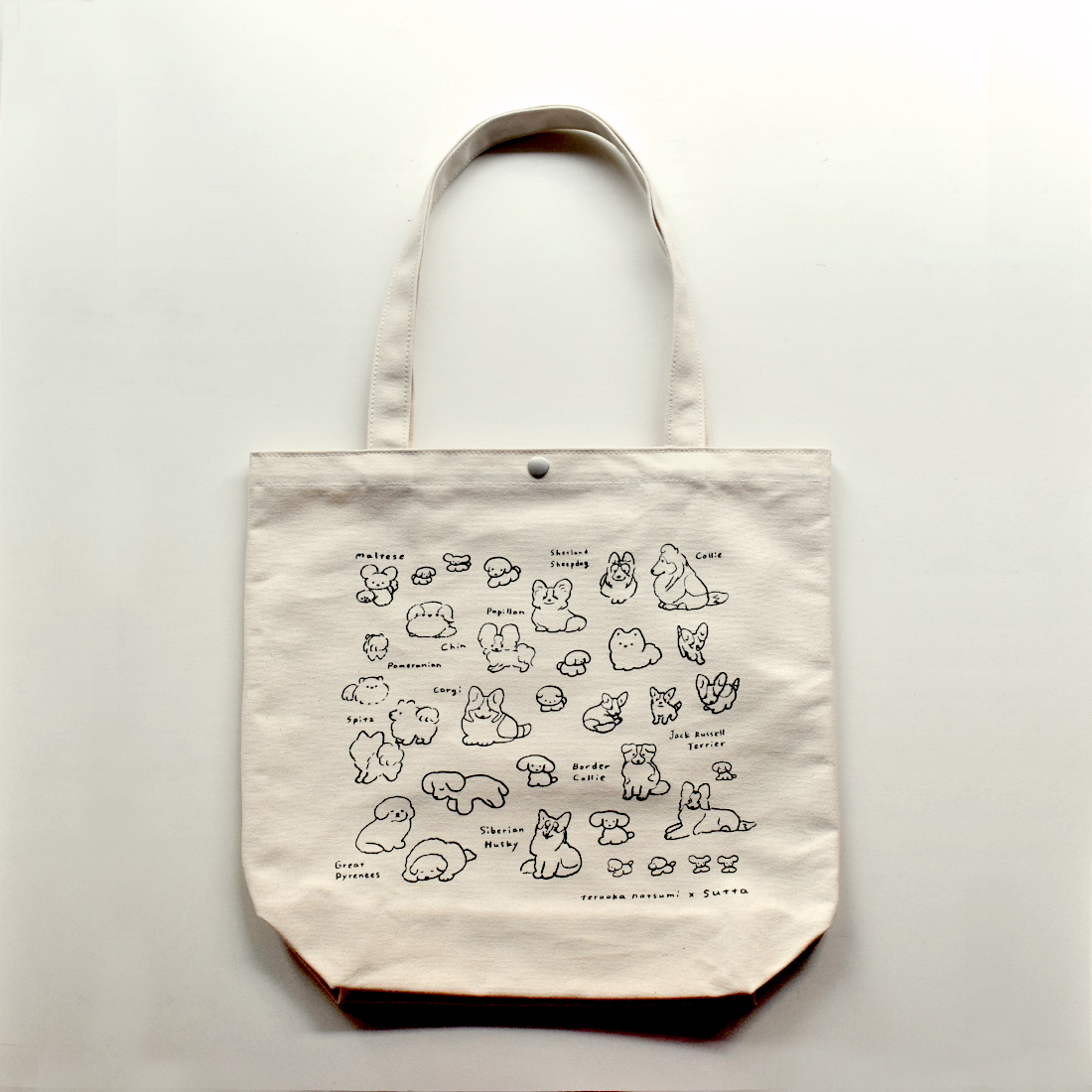 犬のトートバッグ「Maltese」