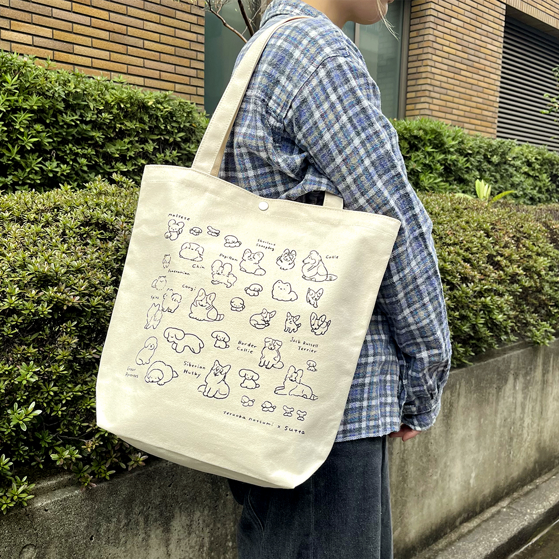 犬のトートバッグ「Maltese」