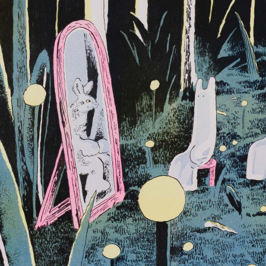 リソグラフ作品「儀式〈輪廻〉」