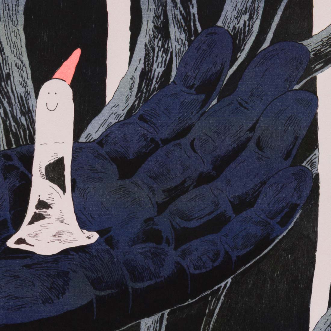 リソグラフ作品「儀式〈転生〉」